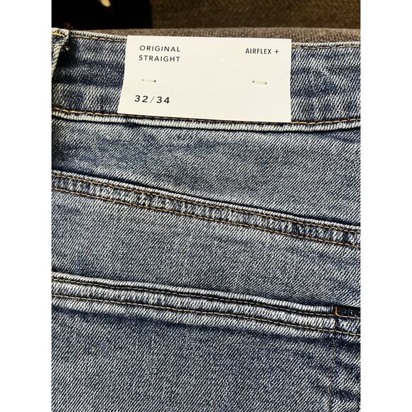 American Eagle Men's Airflex + original Straight Stretch Jeans - Size 32W x 34L - Picture 7 of 10